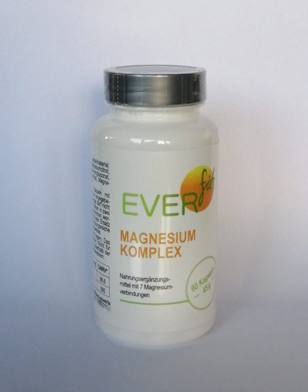 Everfit Magnesium Komplex Inhalt 60 Kapseln