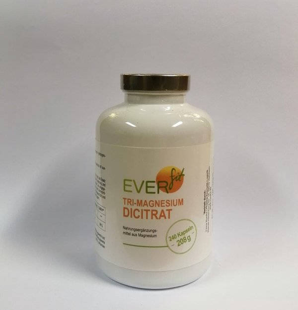 Everfit Tri-Magnesium Dicitrat Inhalt: 240 Kapseln