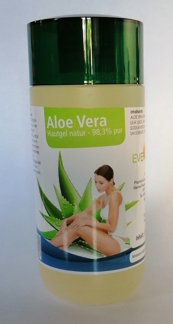 Aloe Vera Hautgel natur - 98,3 % pur   200 ml